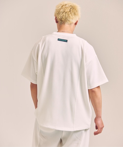 GALLIS ADDICTION(ガリスアディクション)の「GA 切替PLEATS-TEE(Tシャツ/カットソー・メンズ・ブラック/ホワイト・M/L)」の9枚目の写真