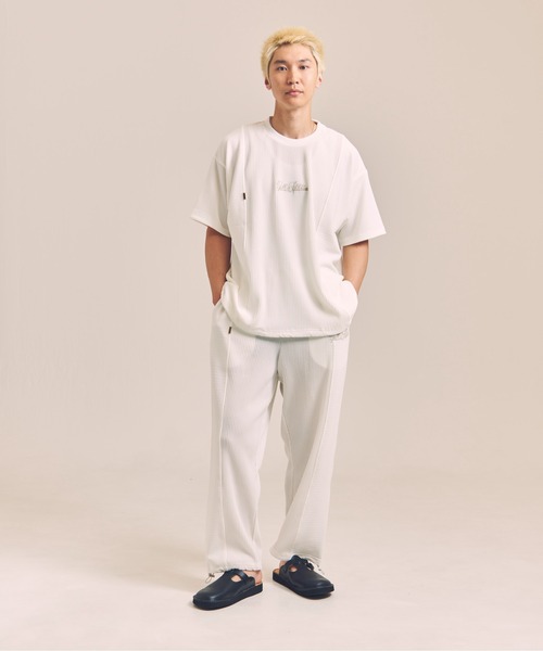 GALLIS ADDICTION(ガリスアディクション)の「GA 切替PLEATS-TEE(Tシャツ/カットソー・メンズ・ブラック/ホワイト・M/L)」の10枚目の写真