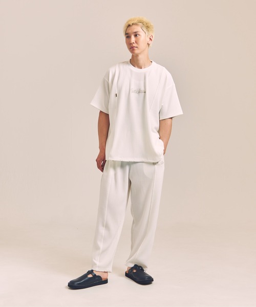 GALLIS ADDICTION(ガリスアディクション)の「GA 切替PLEATS-TEE(Tシャツ/カットソー・メンズ・ブラック/ホワイト・M/L)」の12枚目の写真