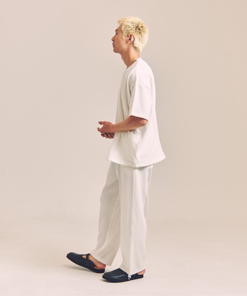 GALLIS ADDICTION(ガリスアディクション)の「GA 切替PLEATS-TEE(Tシャツ/カットソー・メンズ・ブラック/ホワイト・M/L)」の15枚目の写真