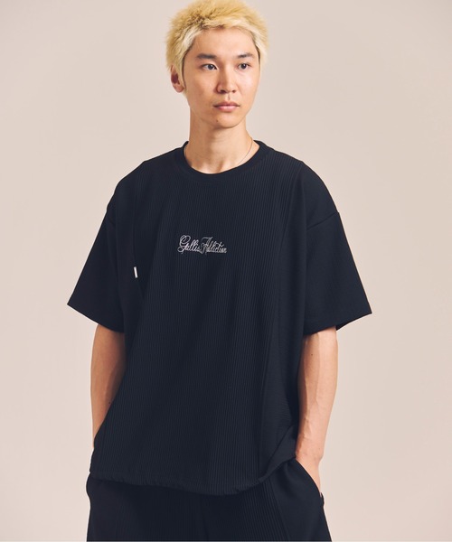 GALLIS ADDICTION(ガリスアディクション)の「GA 切替PLEATS-TEE(Tシャツ/カットソー・メンズ・ブラック/ホワイト・M/L)」の19枚目の写真