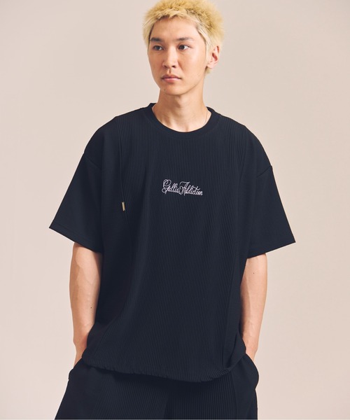 GALLIS ADDICTION(ガリスアディクション)の「GA 切替PLEATS-TEE(Tシャツ/カットソー・メンズ・ブラック/ホワイト・M/L)」の20枚目の写真