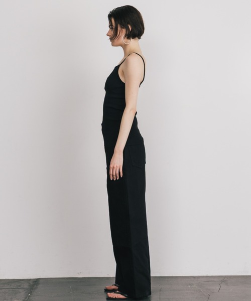 CREDONA(クレドナ)の「ACETATE KNIT CAMI/アセテートニットキャミ(キャミソール・レディース・ブラック/グレー系その他・FREE)」の19枚目の写真