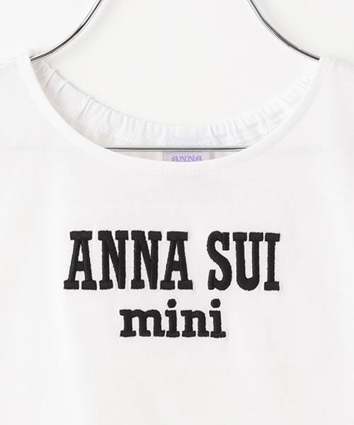 ANNA SUI mini（アナスイ・ミニ）の「チュールタンクトップ＋Tシャツset（Tシャツ/カットソー・キッズ・ターコイズブルー/ホワイト・130cm/140cm/150cm/120cm）」の12枚目の写真