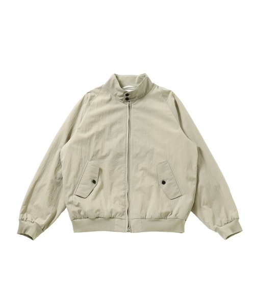 ATON(エイトン)の「ATON HIGH TWIST NYLON HARRINGTON JACKET JKAGGM0110(その他アウター・レディース・グリーン/ベージュ・48)」の2枚目の写真