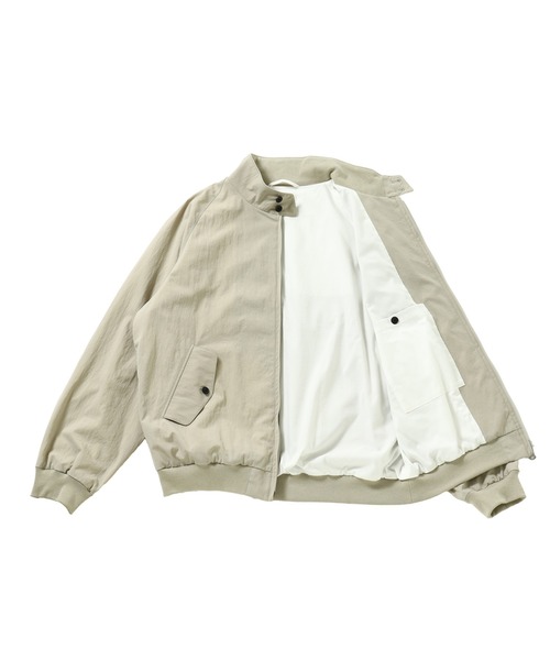 セール】ATON HIGH TWIST NYLON HARRINGTON JACKET JKAGGM0110（その他