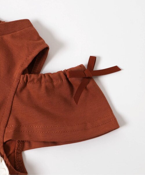 apres les cours(アプレレクール)の「【接触冷感・吸水速乾】4柄アソートドッキング半袖トップス(Tシャツ/カットソー・キッズ・アイボリー/レッド/ブラウン/ネイビー・140/130/120/110/100/90/80)」の9枚目の写真