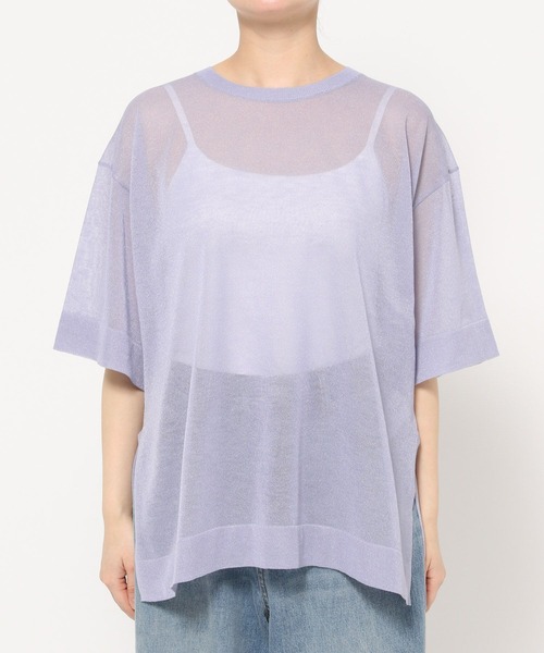 LOWRYS FARM（ローリーズファーム）の「シアーニットTEE