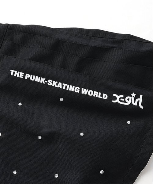 X-girl Stages（エックスガールステージス）の「スタッズサイドプリーツスカート（スカート・キッズ・ブラック/カラフル・110cm/100cm/90cm/140cm/130cm/120cm）」の8枚目の写真