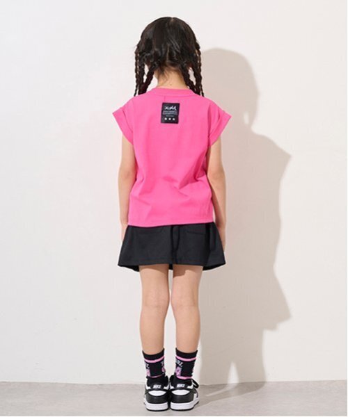 X-girl Stages（エックスガールステージス）の「スタッズサイドプリーツスカート（スカート・キッズ・ブラック/カラフル・110cm/100cm/90cm/140cm/130cm/120cm）」の20枚目の写真