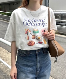 フォトアイコンプリント半袖Tシャツ
