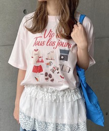 フォトアイコンプリント半袖Tシャツ