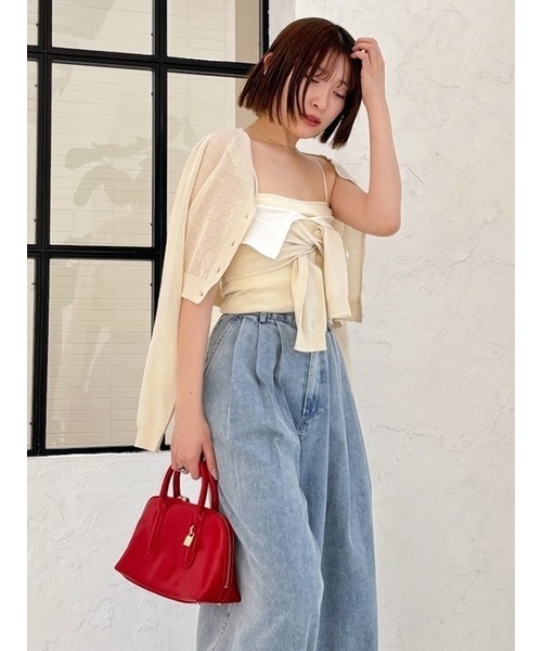 SNIDEL｜ビジューホックニットビスチェ | Rakuten Fashion(楽天