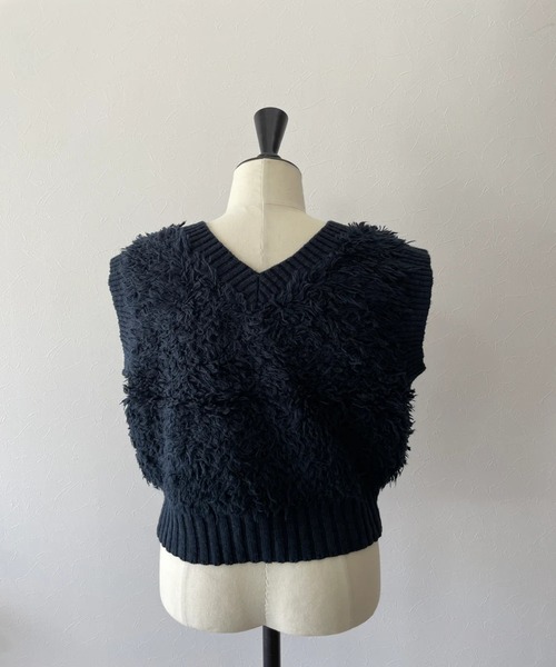 トップス RANCLIC loop yarn knit gilet BEST SELLER】loop yarn knit gilet – RANCLIC
