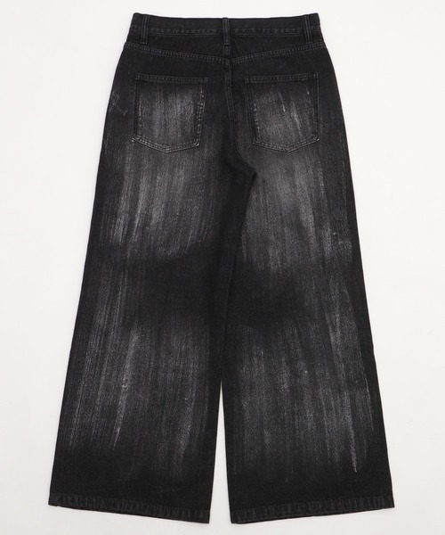 LUCY（ルーシー）の「LUCY/シルバープリントバギーフレアデニム（デニムパンツ・メンズ・ブラック系2/ライトインディゴブルー・MEDIUM/LARGE）」の15枚目の写真