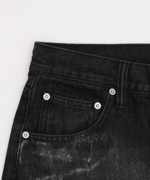 LUCY（ルーシー）の「LUCY/シルバープリントバギーフレアデニム（デニムパンツ・メンズ・ブラック系2/ライトインディゴブルー・MEDIUM/LARGE）」の17枚目の写真