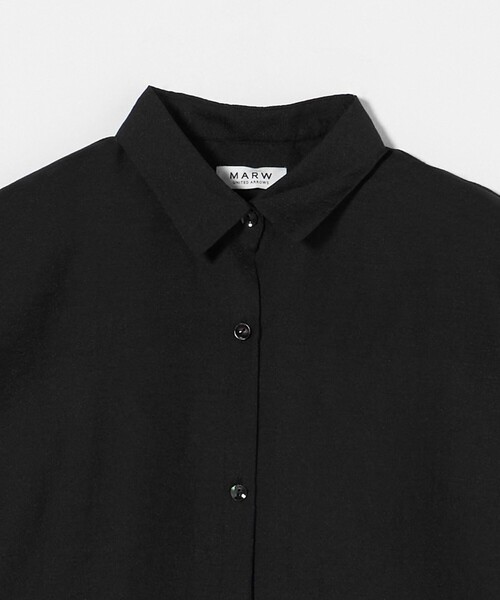 MARW UNITED ARROWS＞フレンチスリーブ シアー シャツ（シャツ