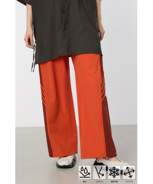 RODEO CROWNS WIDE BOWL（ロデオクラウンズワイドボウル）の「W/R Switching ラインパンツ（その他パンツ・レディース・ブラック/ライトグレー/カーキ/オレンジ・MEDIUM/LARGE）」の6枚目の写真