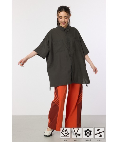 RODEO CROWNS WIDE BOWL（ロデオクラウンズワイドボウル）の「W/R Switching ラインパンツ（その他パンツ・レディース・ブラック/ライトグレー/カーキ/オレンジ・MEDIUM/LARGE）」の10枚目の写真