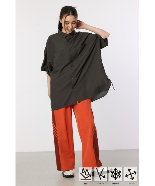 RODEO CROWNS WIDE BOWL（ロデオクラウンズワイドボウル）の「W/R Switching ラインパンツ（その他パンツ・レディース・ブラック/ライトグレー/カーキ/オレンジ・MEDIUM/LARGE）」の11枚目の写真