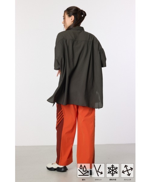 RODEO CROWNS WIDE BOWL（ロデオクラウンズワイドボウル）の「W/R Switching ラインパンツ（その他パンツ・レディース・ブラック/ライトグレー/カーキ/オレンジ・MEDIUM/LARGE）」の12枚目の写真