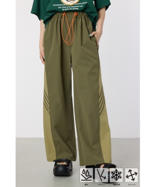 RODEO CROWNS WIDE BOWL（ロデオクラウンズワイドボウル）の「W/R Switching ラインパンツ（その他パンツ・レディース・ブラック/ライトグレー/カーキ/オレンジ・MEDIUM/LARGE）」の13枚目の写真