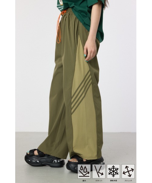 RODEO CROWNS WIDE BOWL（ロデオクラウンズワイドボウル）の「W/R Switching ラインパンツ（その他パンツ・レディース・ブラック/ライトグレー/カーキ/オレンジ・MEDIUM/LARGE）」の15枚目の写真