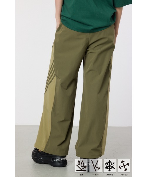 RODEO CROWNS WIDE BOWL（ロデオクラウンズワイドボウル）の「W/R Switching ラインパンツ（その他パンツ・レディース・ブラック/ライトグレー/カーキ/オレンジ・MEDIUM/LARGE）」の16枚目の写真