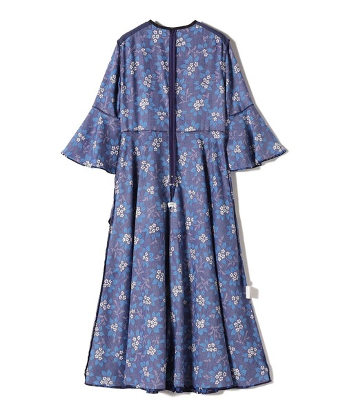 セール】小泉里子コラボ:〈手洗い可能〉フラワー プリント ワンピース