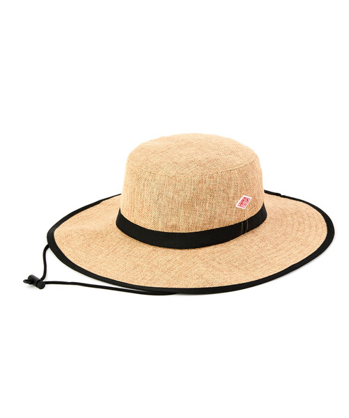 RAFFIA-LIKE POLYESTER BUCKET HAT（ハット）｜DANTON（ダントン