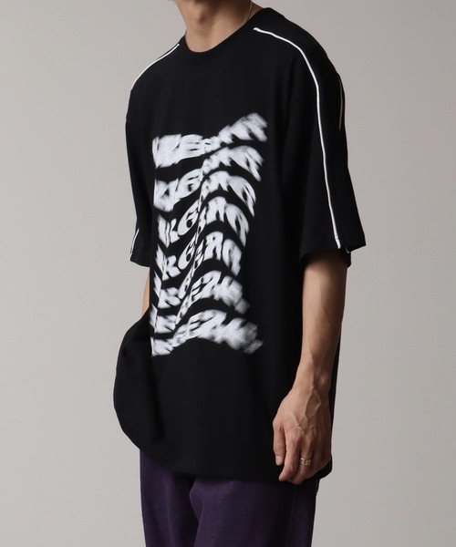 ※専用です※プリント柄(カットソー黒) ミシュラン オフィシャルLS Tシャツ-Road trip-(ネイビー) 25878