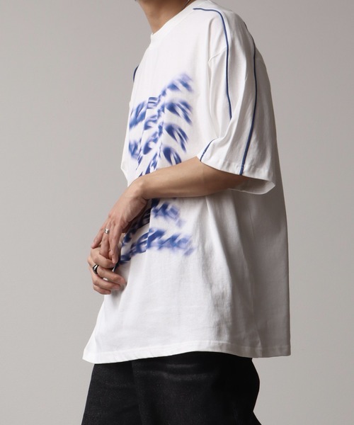 新品未着用　SEA ホワイト ロゴプリント 長袖Tシャツ セール】スラブロゴプリントアソートTシャツ（Tシャツ