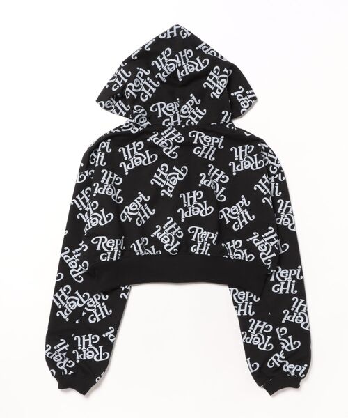 repipi armario（レピピ アルマリオ）の「【HOnOKAコラボ】ZIPパーカー【セットアップ着用可能】（パーカー・キッズ・ブラック/ピンク/レッド・MEDIUM/LARGE）」の19枚目の写真
