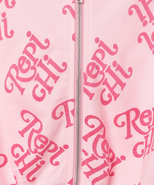 repipi armario（レピピ アルマリオ）の「【HOnOKAコラボ】ZIPパーカー【セットアップ着用可能】（パーカー・キッズ・ブラック/ピンク/レッド・MEDIUM/LARGE）」の17枚目の写真