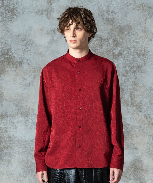 Glamour Stand Collar Shirt / グラマースタンドカラーシャツ（シャツ