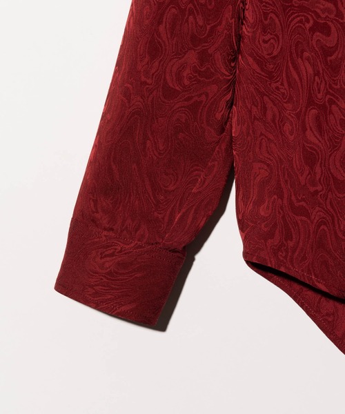 glamb(グラム)の「Glamour Stand Collar Shirt / グラマースタンドカラーシャツ(シャツ/ブラウス・メンズ・レッド/ブラック・S/M/L)」の19枚目の写真
