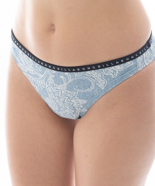 BILLABONG(ビラボン)の「【BILLABONG/ビラボン】25SS HIGH NECK BINDING BIKINI/水陸両用ペイズリー柄UVストレッチパイピングハイネックビキニ(水着)(水着・レディース・ブルー系その他/ブラック系その他・MEDIUM)」の15枚目の写真