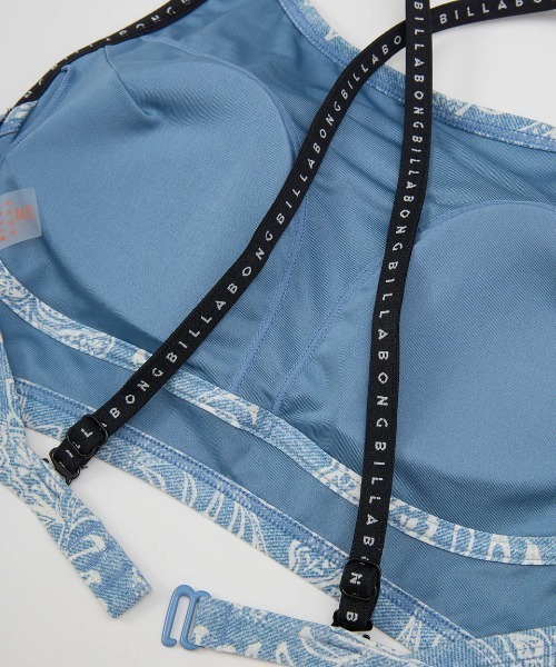 BILLABONG(ビラボン)の「【BILLABONG/ビラボン】25SS HIGH NECK BINDING BIKINI/水陸両用ペイズリー柄UVストレッチパイピングハイネックビキニ(水着)(水着・レディース・ブルー系その他/ブラック系その他・MEDIUM)」の16枚目の写真