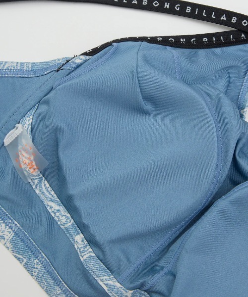 BILLABONG(ビラボン)の「【BILLABONG/ビラボン】25SS HIGH NECK BINDING BIKINI/水陸両用ペイズリー柄UVストレッチパイピングハイネックビキニ(水着)(水着・レディース・ブルー系その他/ブラック系その他・MEDIUM)」の17枚目の写真