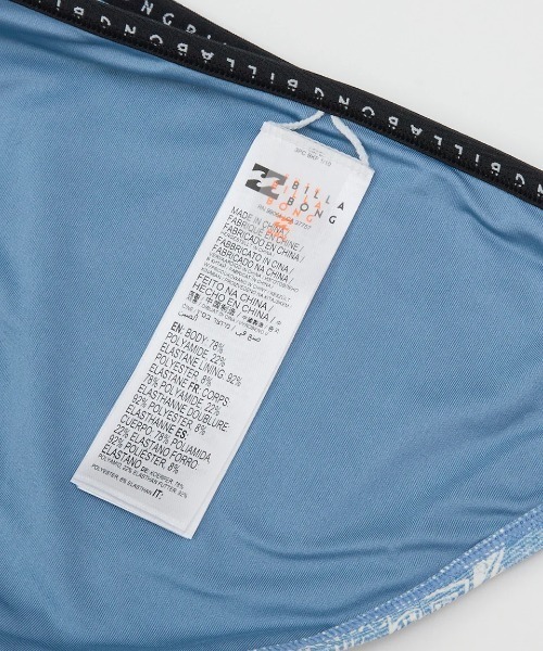 BILLABONG(ビラボン)の「【BILLABONG/ビラボン】25SS HIGH NECK BINDING BIKINI/水陸両用ペイズリー柄UVストレッチパイピングハイネックビキニ(水着)(水着・レディース・ブルー系その他/ブラック系その他・MEDIUM)」の19枚目の写真