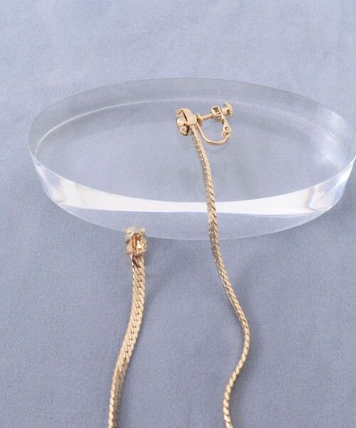 grace grace （グラスグラス）の「【grace grace/グラスグラス】【PR林☆別注アイテム】ビジューロングイヤリング（ピアス（両耳用）・レディース・ゴールド・E）」の3枚目の写真