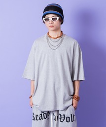 a.p.o.v. クロスネックオーバーサイズTシャツ