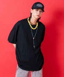 a.p.o.v. クロスネックオーバーサイズTシャツ