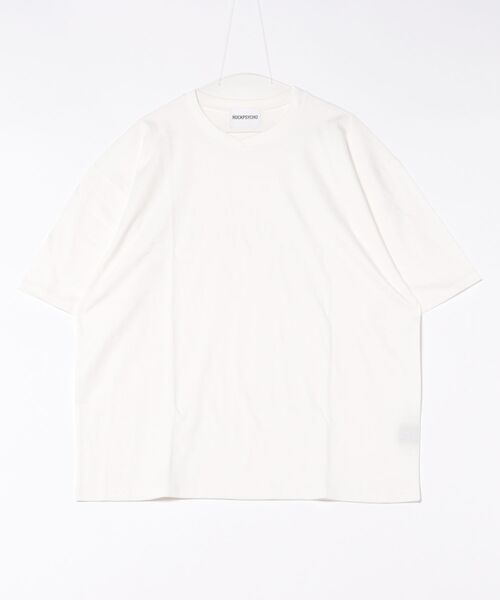 a.p.o.v.(エーピーオービー)の「a.p.o.v. クロスネックオーバーサイズTシャツ(Tシャツ/カットソー・メンズ・ベージュ/ブラック/グレー/ホワイト・ONESIZE)」の6枚目の写真