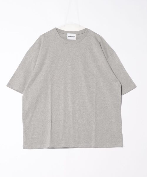 a.p.o.v.(エーピーオービー)の「a.p.o.v. クロスネックオーバーサイズTシャツ(Tシャツ/カットソー・メンズ・ベージュ/ブラック/グレー/ホワイト・ONESIZE)」の11枚目の写真