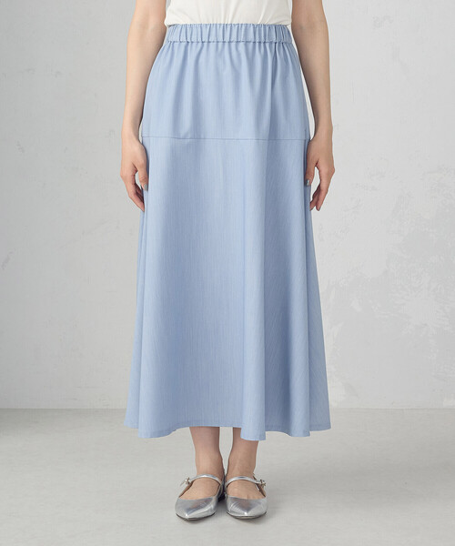 COMME CA ISM(コムサイズム)の「切り替えフレア スカート / セットアップ対応(スカート・レディース・グレー/サックスブルー・FREE)」の16枚目の写真