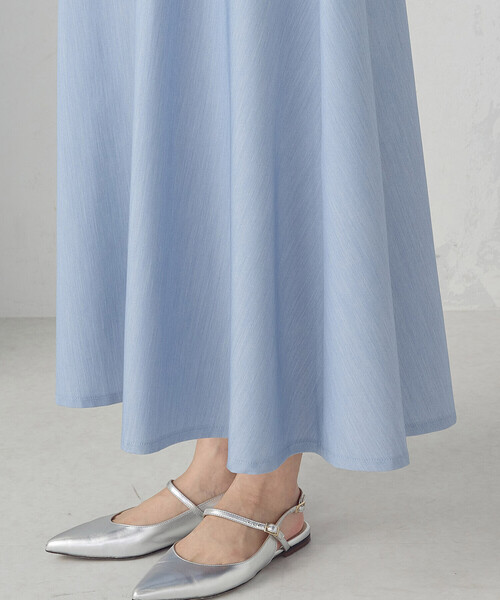 COMME CA ISM(コムサイズム)の「切り替えフレア スカート / セットアップ対応(スカート・レディース・グレー/サックスブルー・FREE)」の21枚目の写真