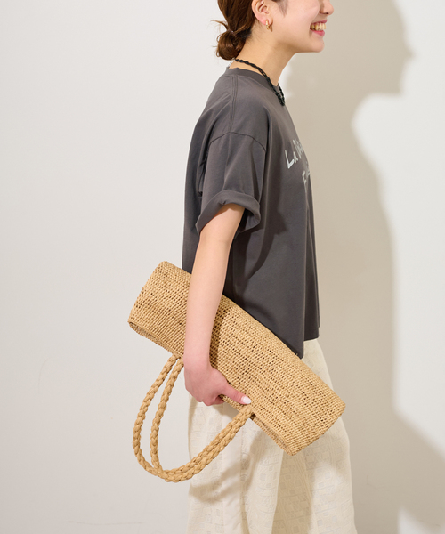 JOURNAL STANDARD relume(ジャーナルスタンダード レリューム)の「コットンペイントロゴTEE(Tシャツ/カットソー・レディース・チャコールグレー/ホワイト・FREE)」の20枚目の写真