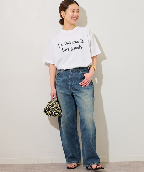 JOURNAL STANDARD relume(ジャーナルスタンダード レリューム)の「コットンペイントロゴTEE(Tシャツ/カットソー・レディース・チャコールグレー/ホワイト・FREE)」の21枚目の写真