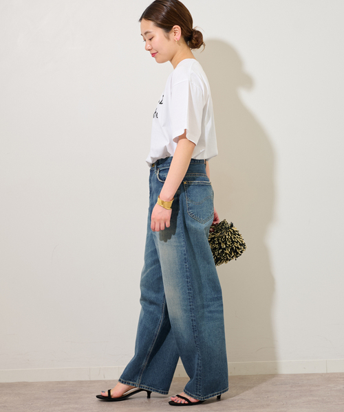 JOURNAL STANDARD relume(ジャーナルスタンダード レリューム)の「コットンペイントロゴTEE(Tシャツ/カットソー・レディース・チャコールグレー/ホワイト・FREE)」の22枚目の写真